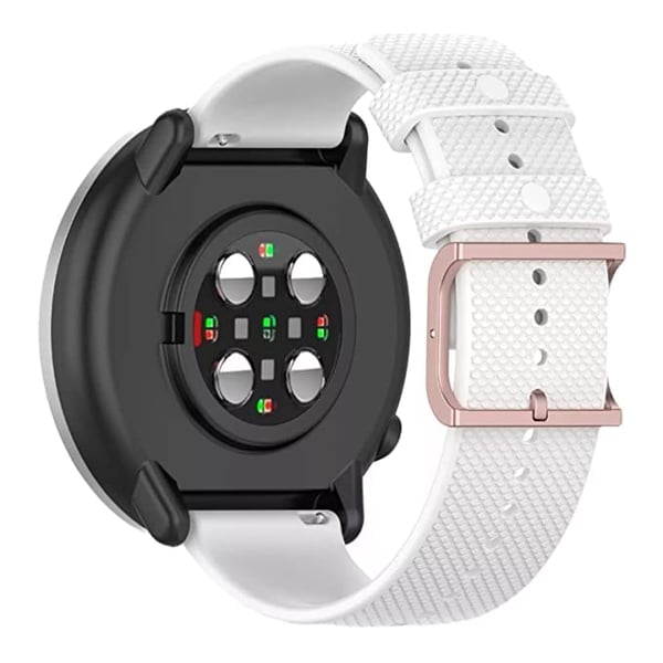 Bowener GRIT X Klokkebånd for Samsung Galaxy Watch 20mm White Samsung Galaxy Watch 5/Samsung Galaxy Watch 5 pro/Samsung Galaxy Watch 4/Samsung Galaxy Watch 4 classic/Samsung galaxy watch3 41mm/Samsung