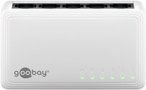 5-port Gigabit Ethernet netværksswitch