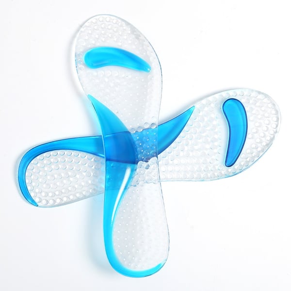 1 par Anti-Slip højhælede indlæg - Gel Arch Pads til kvinder Transparent