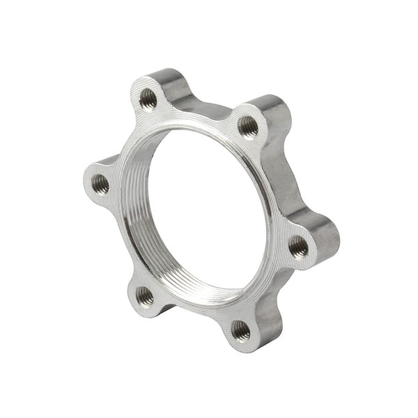Pyörän vapaapyöräinen kierre napalevy 6 pulttia alumiiniseosta Silver 44 mm Pyörän vapaapyöräinen kierre napalevy 6 pulttia alumiiniseosta Silver 44 mm