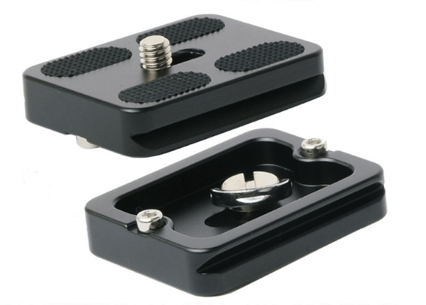 Stativhode i aluminiumslegering PU-50 - Hurtigutløserplate Black