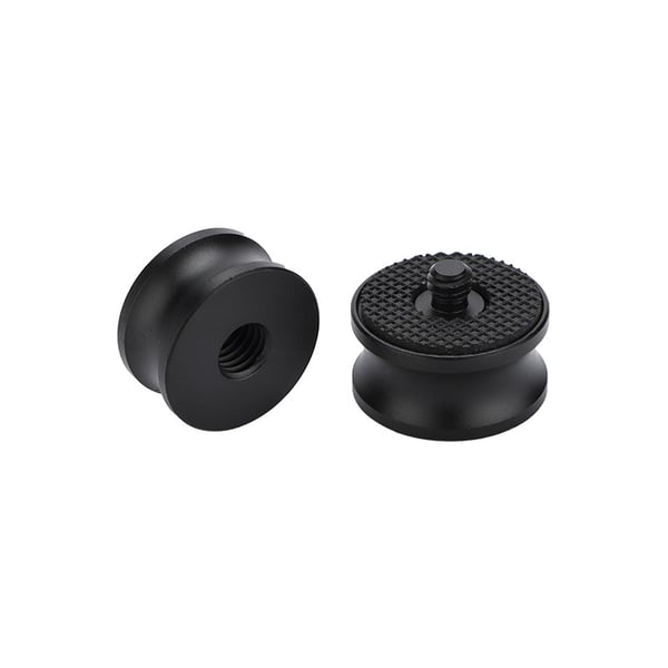 3/8 tommer hunn til 1/4 tommer hanngjenget adapter for kamerastativ 4-delt