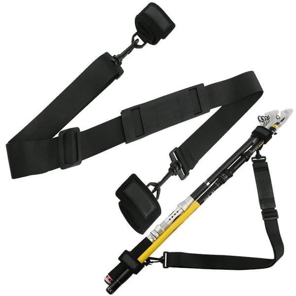 Elastisk fiskestangholder Black