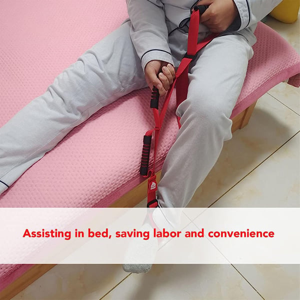 Hemiplegi Rehabilitering Foot Lift Booster Leg Lifter Red