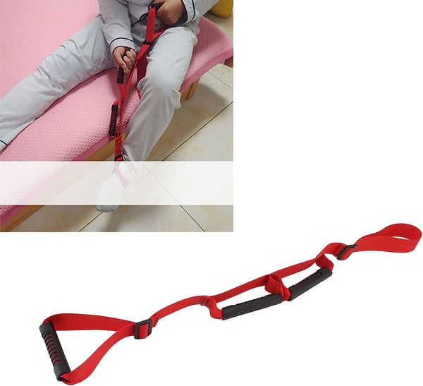 Hemiplegi Rehabilitering Foot Lift Booster Leg Lifter Red