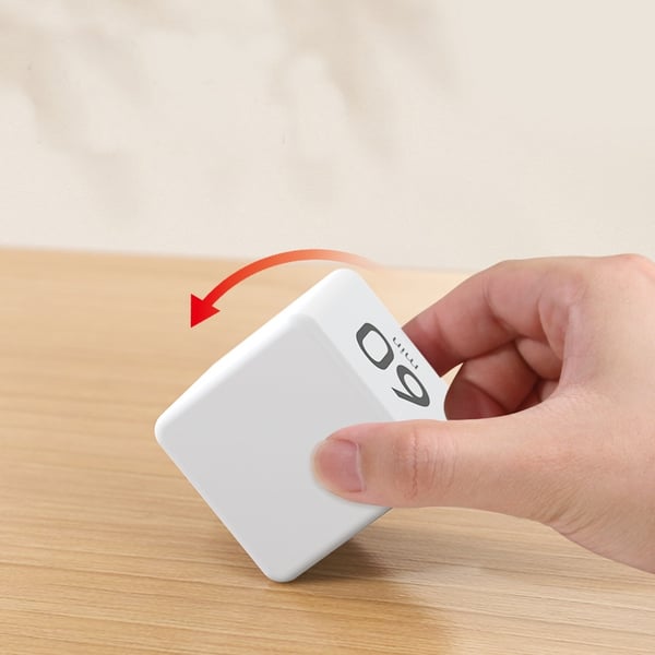 LCD Display Kub Timer White