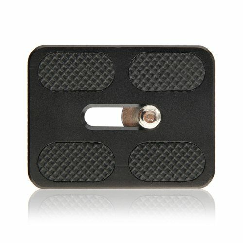 PU50 Kamera stativ monteringsplade Quick release plade til DSLR kamera Black