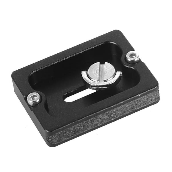 PU50 Kamera stativ monteringsplade Quick release plade til DSLR kamera Black