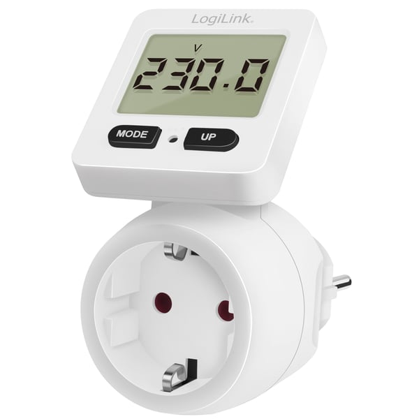 Energimåler med kostnadsberegning Roterbart display