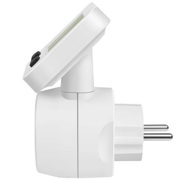 Energimåler med omkostningsberegning Drejeligt display