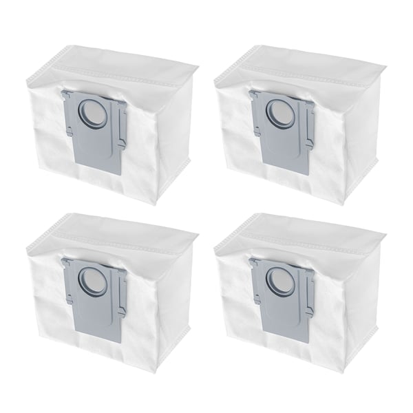 Støvsugerposer (4-pakning) for Roborock S8+/Q5+/G10S/Pro/T8/Q7+