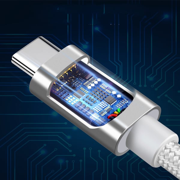 Type-C til Type-C ladekabel – PD60W, 480 Mbps 2 m