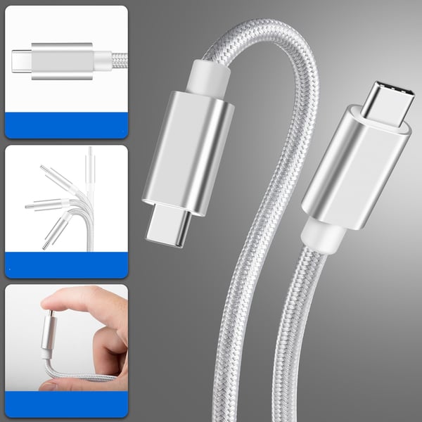 Type-C til Type-C ladekabel – PD60W, 480 Mbps 2 m