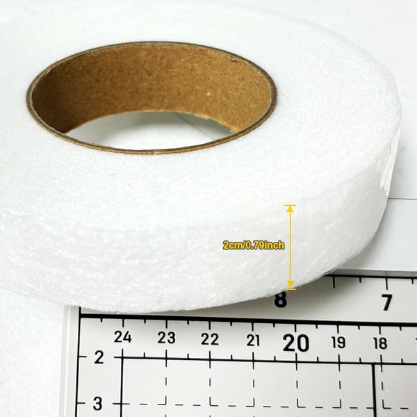 Silitettävä helmanauha 64 m 2 cm
