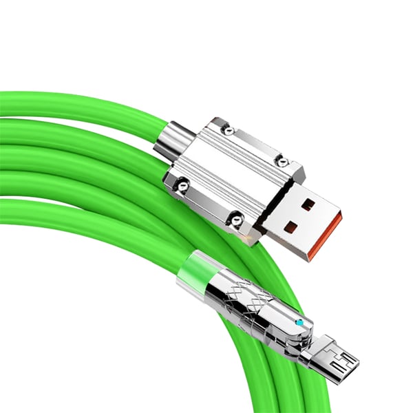 90° roterende ladekabel - 120W - 1,2 m Green