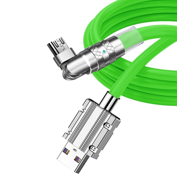 90° roterende ladekabel - 120W - 1,2 m Green