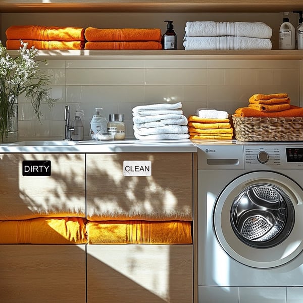 Magnet for oppvaskmaskin med vendbart skilt CLEAN / DIRTY