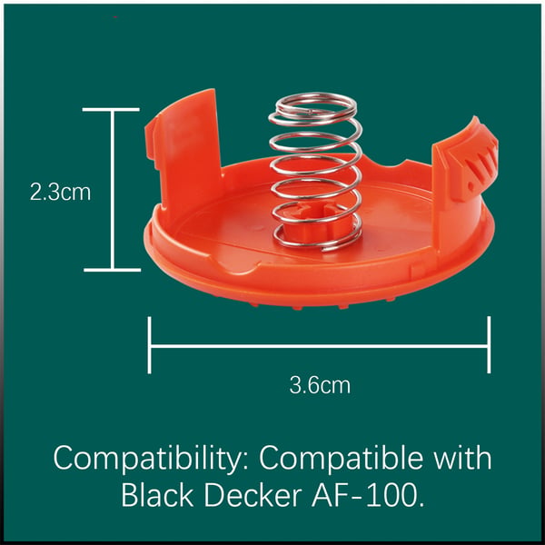 Snelle med hette og fjær for Black & Decker trimmer AF-100 Black Decker AF-100