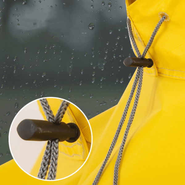 Pyöräilysadeponcho heijastavalla raidalla DarkBlue 7XL