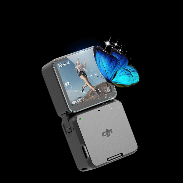 Eksplosjonssikker skjermbeskytter herdet glassfilm for DJI Action 2 Transparent