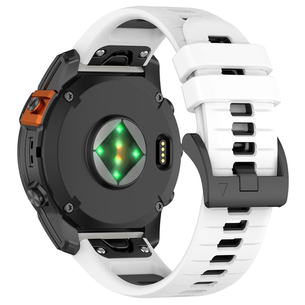 Tofarvet urrem til Garmin Fenix MultiColor 22 mm