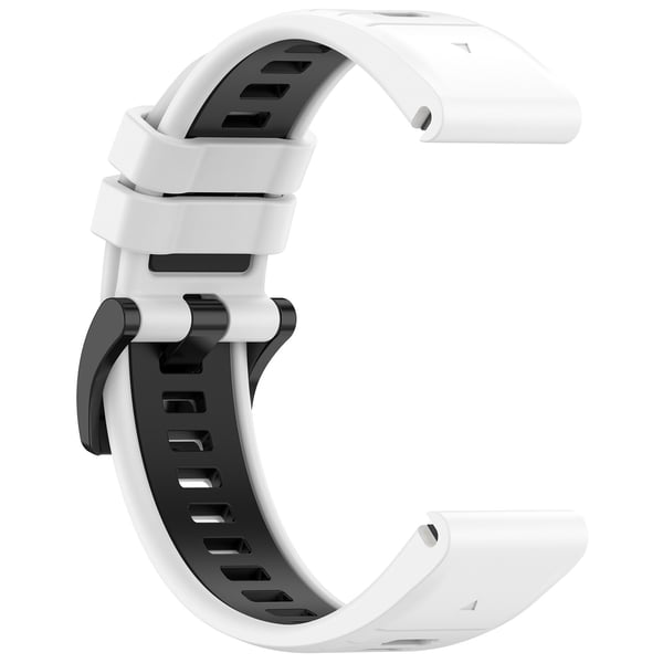 Tofarvet urrem til Garmin Fenix MultiColor 22 mm
