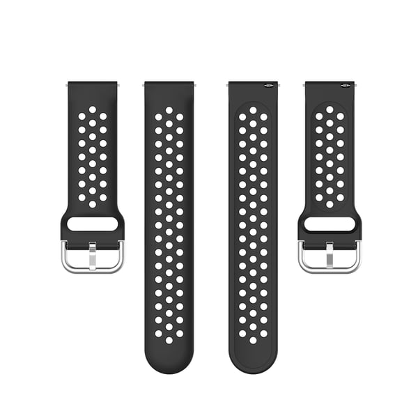 Yksivärinen urheilurannekellon ranneke Samsung Galaxy Watchiin 22mm Black