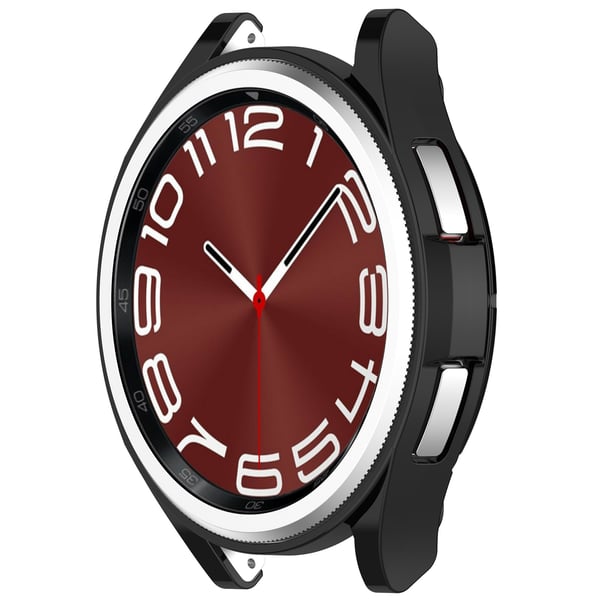 TPU-beskyttelsesdeksel til Samsung Galaxy Watch 6 Classic Black 47mm/4.9 x 4.9 cm