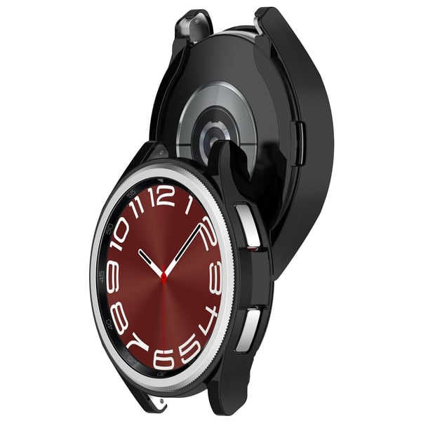 TPU-beskyttelsesdeksel til Samsung Galaxy Watch 6 Classic Black 47mm/4.9 x 4.9 cm
