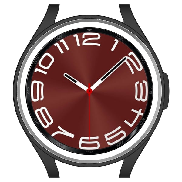 TPU-beskyttelsesdeksel til Samsung Galaxy Watch 6 Classic Black 47mm/4.9 x 4.9 cm