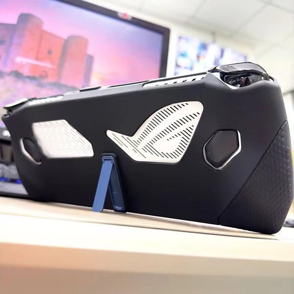Beskyttende deksel til ASUS Rog Ally spillkonsoll med innebygd stativ Black