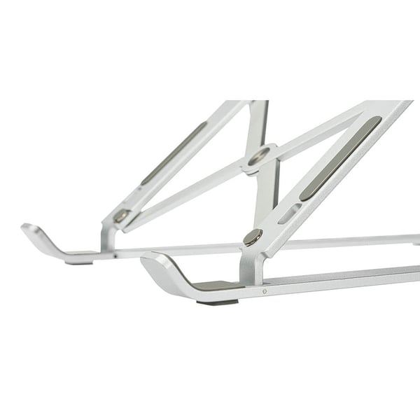 Sammenleggbart Bærbart PC-stativ X-format Aluminium Sølv