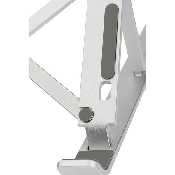 Sammenleggbart Bærbart PC-stativ X-format Aluminium Sølv