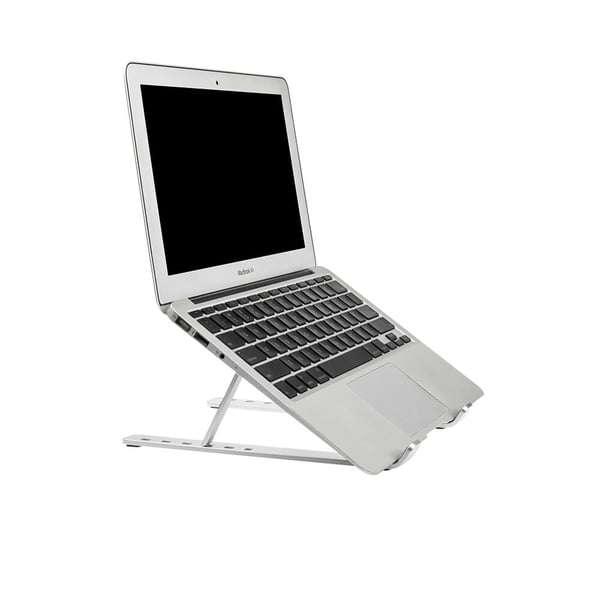 Sammenleggbart Bærbart PC-stativ X-format Aluminium Sølv