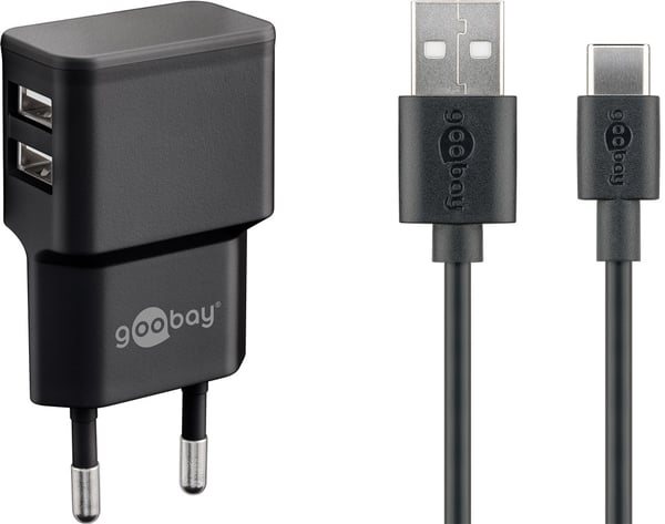 USB-C™ dobbelt ladesett (12 W)