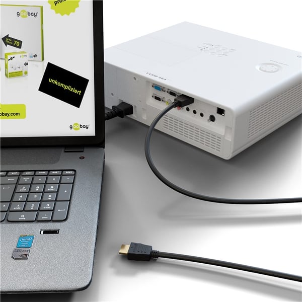Høyhastighets HDMI™-kabel med Ethernet