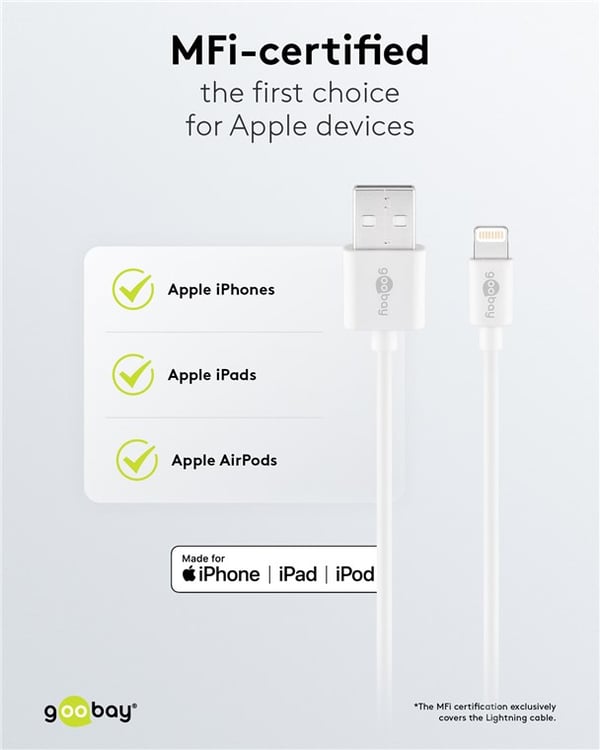 Apple Lightning laddningssats (5 W)