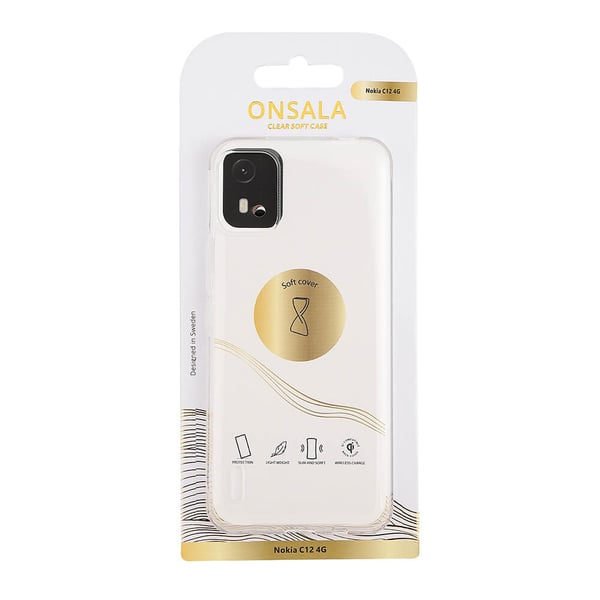 Mobilcover TPU Transparent - Nokia C12 4G