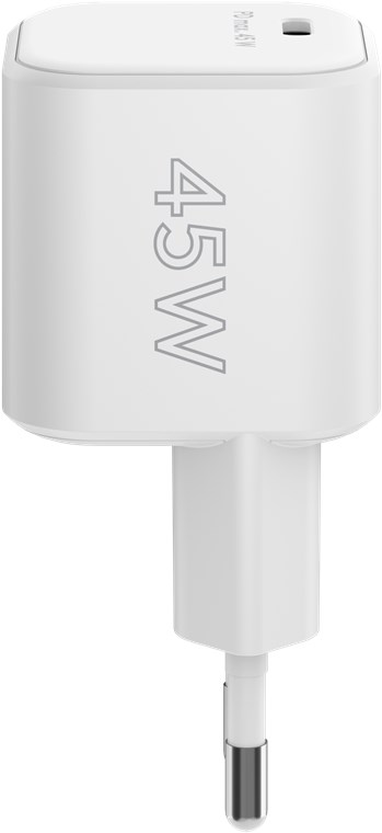 USB-C™ PD GaN hurtigoplader Nano (45 W) hvid