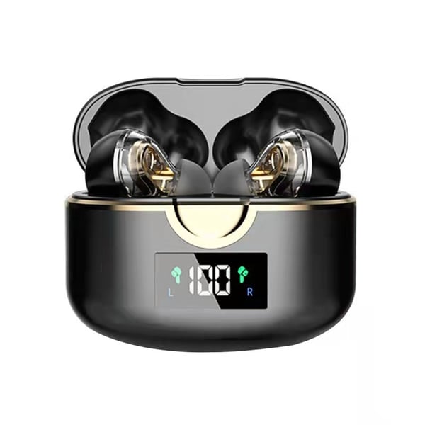 Øreplugger, trådløse Bluetooth 5.0 Double Dynamic Black