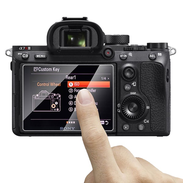 Arc Edge Eksplosjonssikker anti-fingeravtrykk skjermfilm for SONY-kamera Transparent SONY A7M3/A7M2/A7II/A7III/A7R2