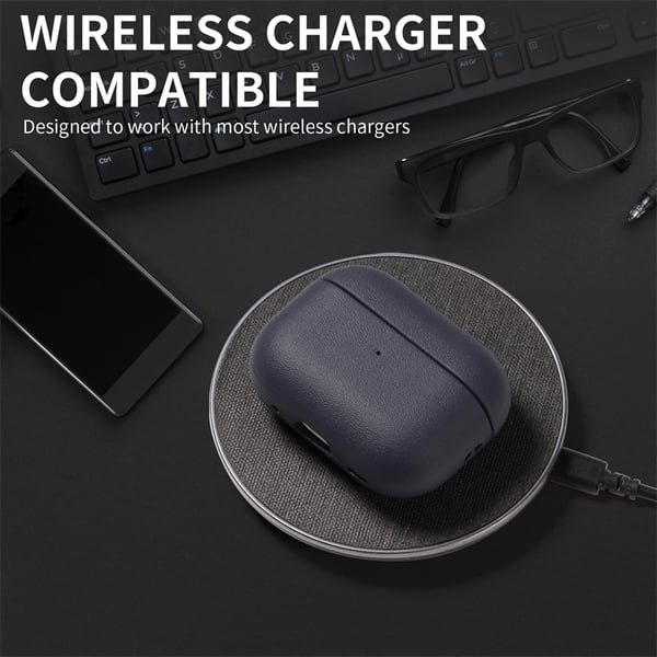 TPU-beskyttelsesdeksel for AirPods Pro/Pro 2 Black AirPods Pro 2