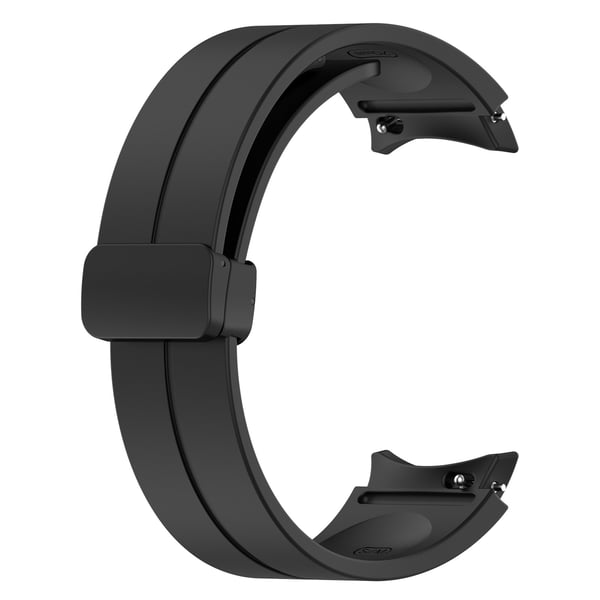 Silikoniranneke 20 mm Samsung Galaxy Watch 5/4 -kellolle Black 13.1+9.1 cm