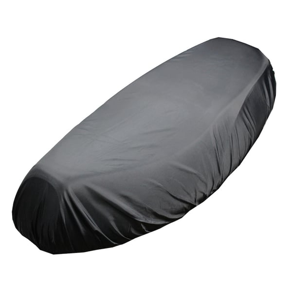 Sateenkestävä pölytiivis skootterin istuinpäällinen Black XL