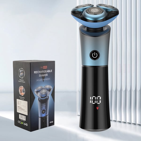 Multifunktionel elektrisk barbermaskine med tre blade Blue