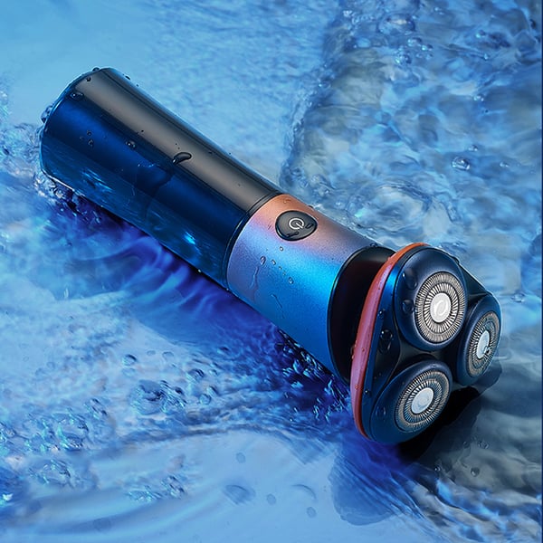Multifunktionel elektrisk barbermaskine med tre blade Blue