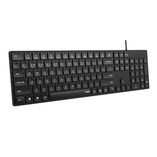 Tastatur NK8020 USB Kablet Svart