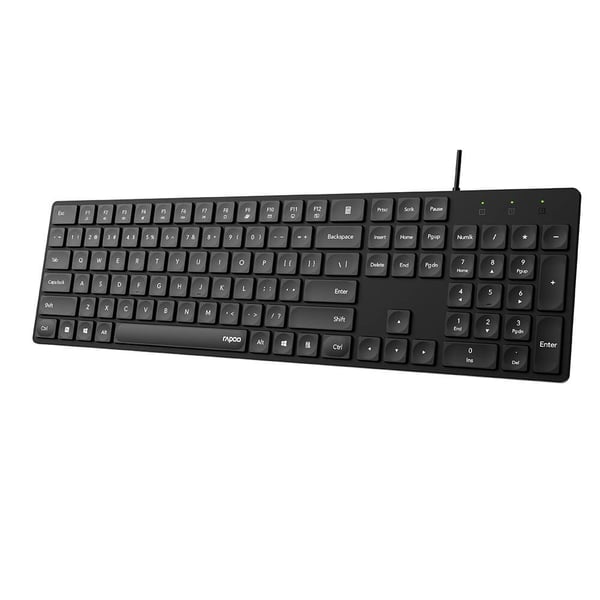 Tastatur NK8020 USB Kablet Svart