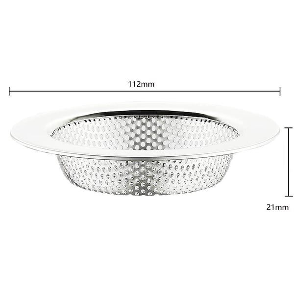 Vask silplugg for avløp, 4-pakning - Ytre diameter 11,2 cm