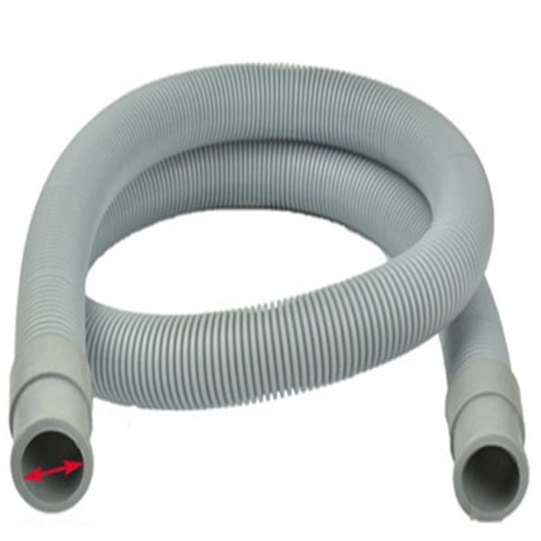 Fleksibelt fortykket mykt overløpsavløpsrør med 20 mm myk munning Grey